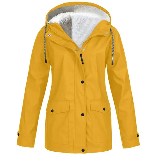 CosyShield Regenwarmer | Deze warme fleece regenjas beschermt jou de gehele herfst en winter!